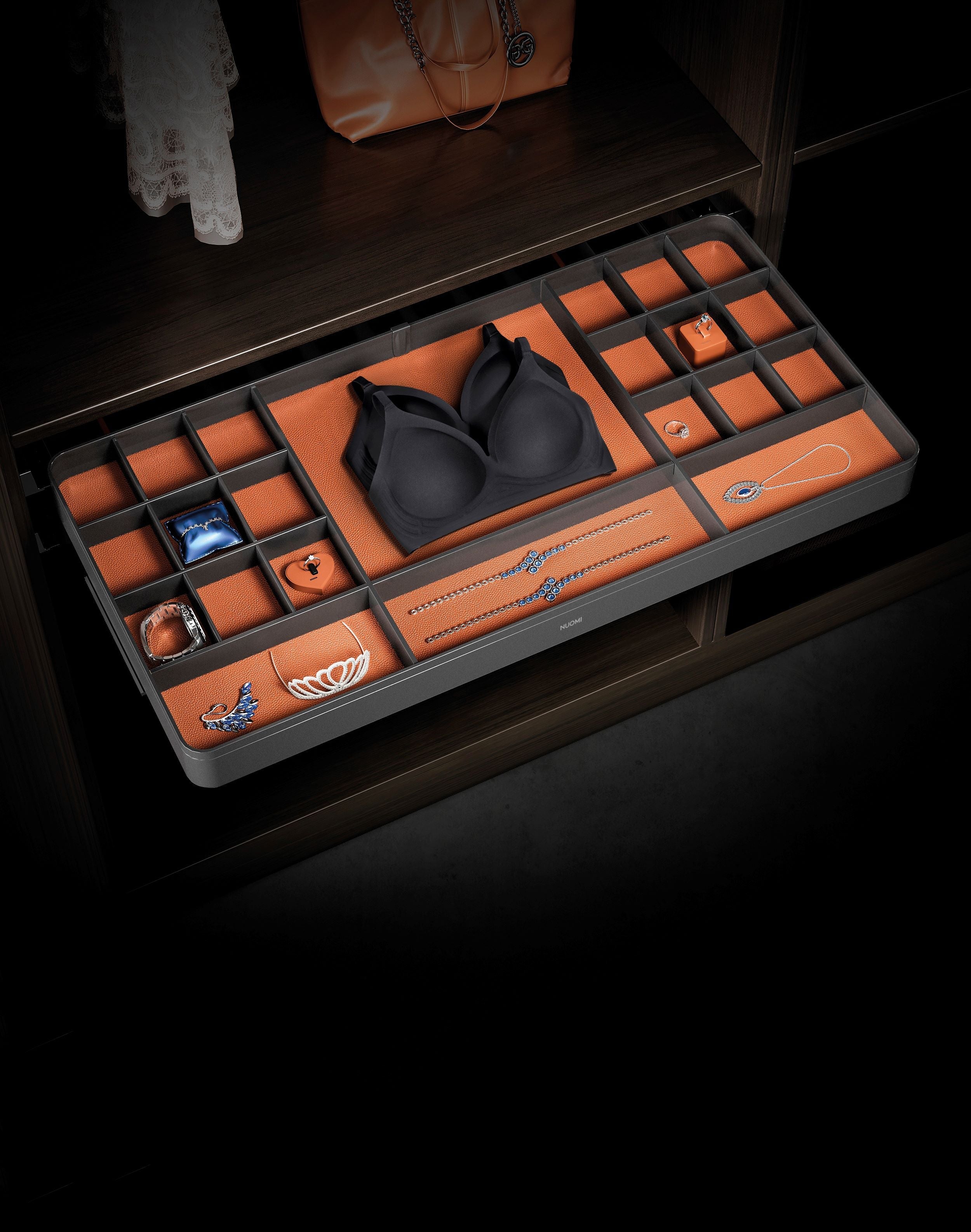 Effie Soft Close Compartment Drawer Accessories