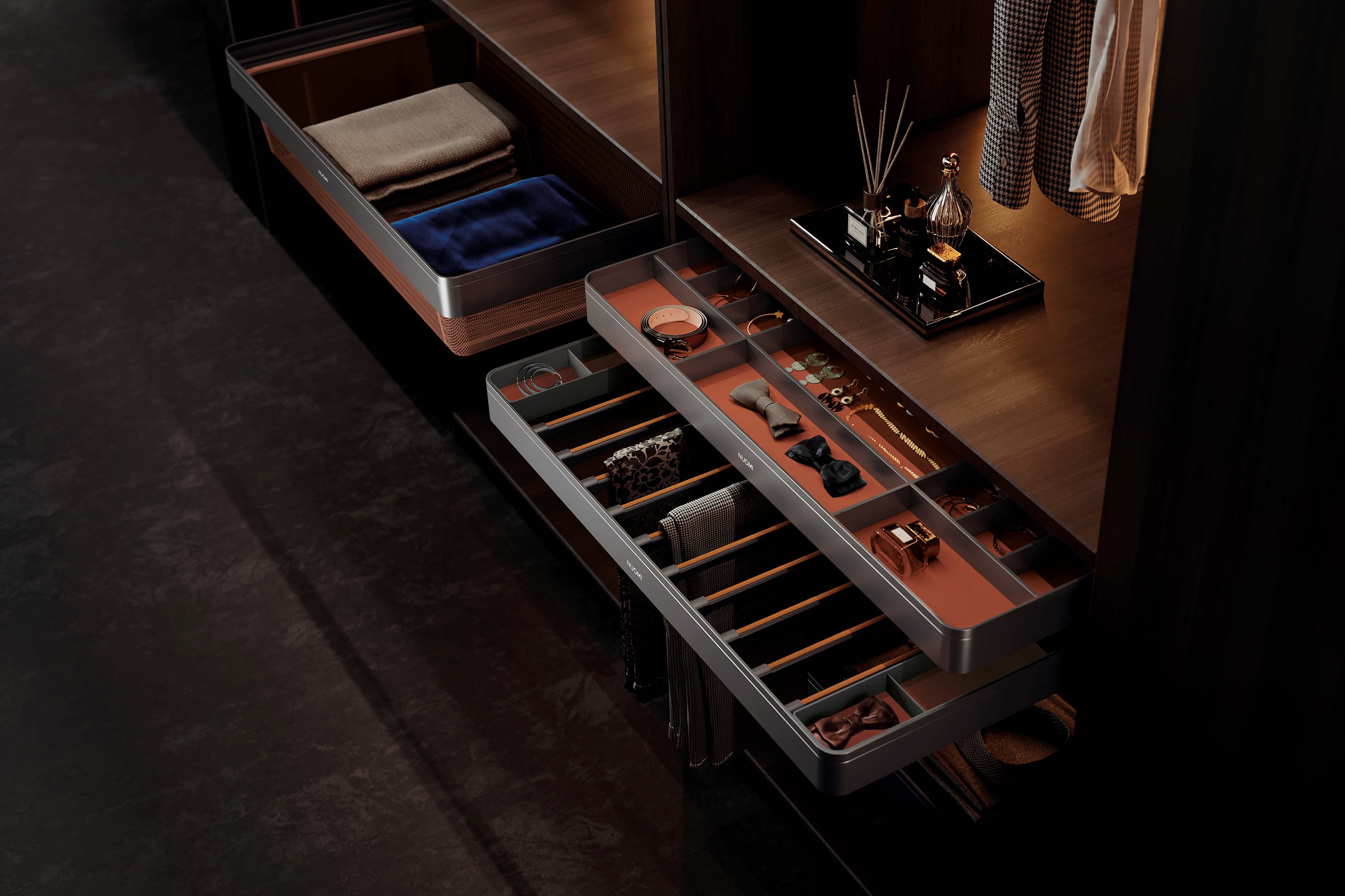 Effie Soft Close Compartment Drawer Accessories