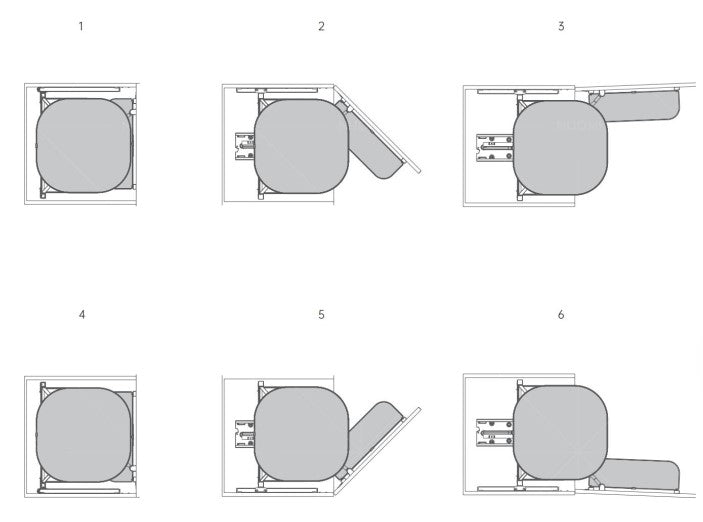 Encanto Tall Unit Rotatable Shelf