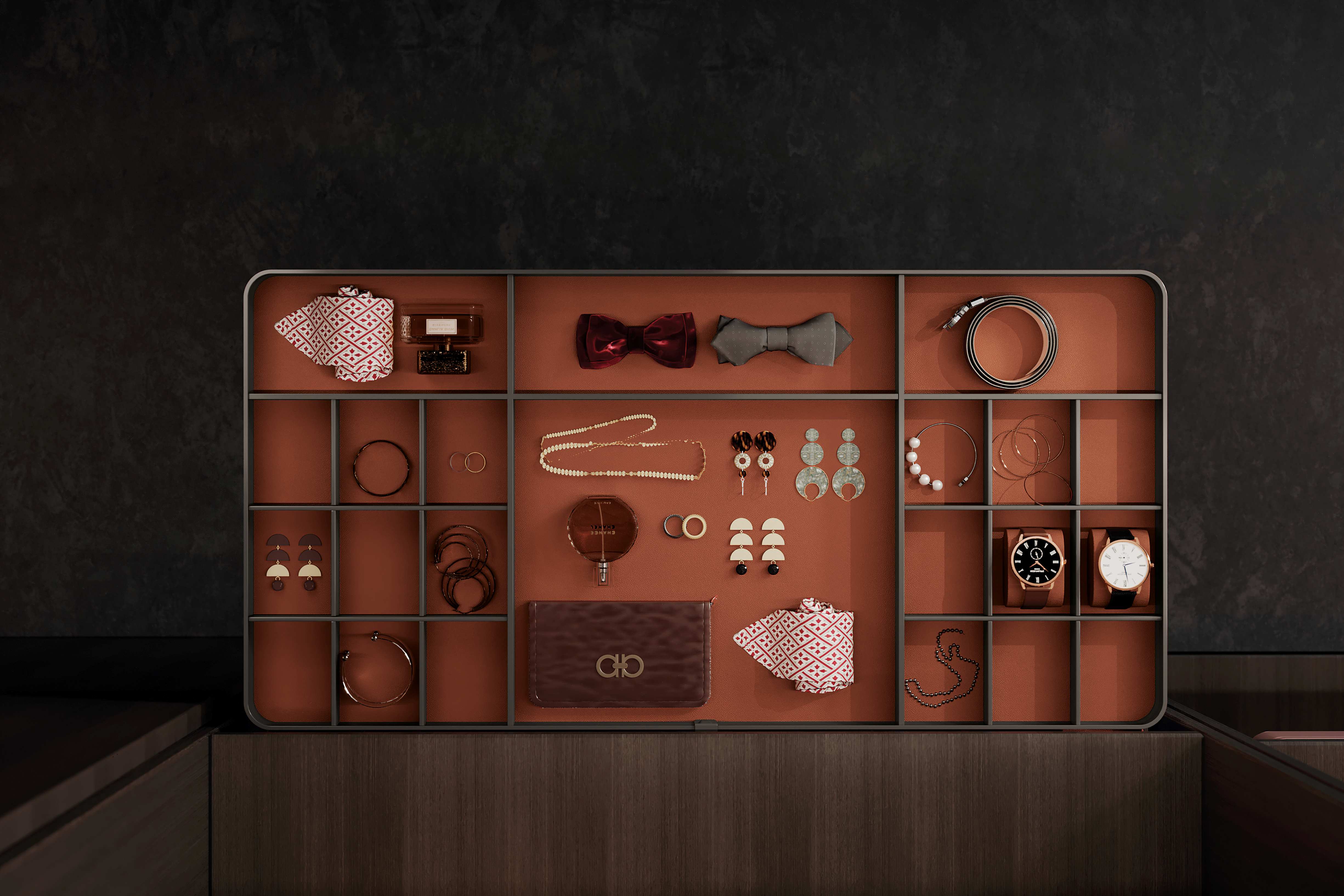 Effie Soft Close Compartment Drawer Accessories